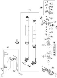 Front Fork, Triple Clamp