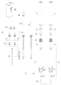 Front Fork Disassembled