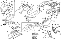 Panel, Fenders,Seat