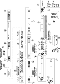Front Fork Disassembled