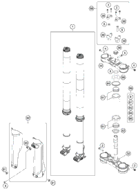 Front Fork, Triple Clamp