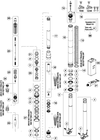 Front Fork Disassembled