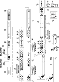 Front Fork Dissassembled