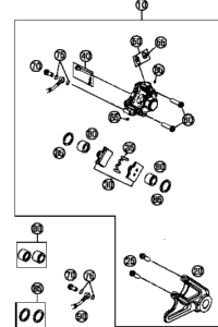 Brake Caliper Rear