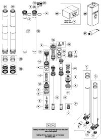 Front Fork Disassembled