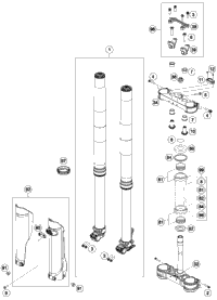 Front Fork, Triple Clamp