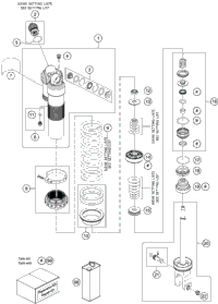 Shock Absorber Disassembled