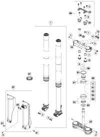 Front Fork, Triple Clamp