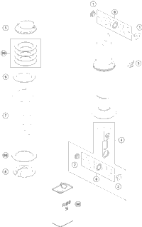 Shock Absorber Disassembled