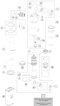 Shock Absorber Disassembled