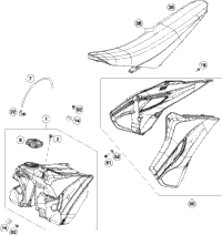 Tank, Seat, Cover