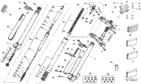 Front Fork Assembly Suspension Avant