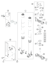 Front Fork, Triple Clamp