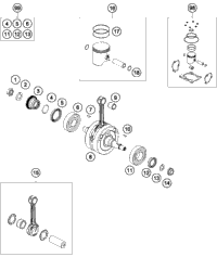 Crankshaft, Piston