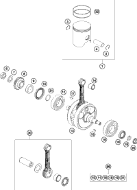 Crankshaft, Piston