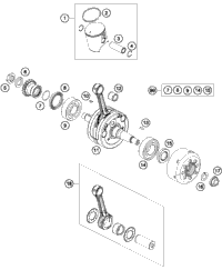 Crankshaft, Piston
