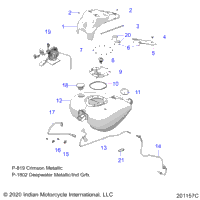 Fuel System, Fuel Tank Asm. N21tvaaa/N21tvaca All Options
