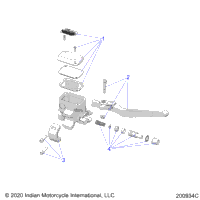 Brakes, Front, Lever & Master Cylinder N21tcbbb All Options