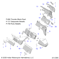 Body, Side/Rear Covers N21lcarr All Options