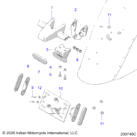 Body, License Plate Bracket/Rear Light Housing N21tkdbb All Options
