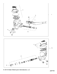 Brakes, Master Cyl., Front & Rear N21lcbrr All Options
