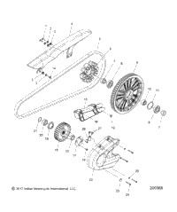 Drive Train, Sprockets, Guards & Belt N21msa00/Msb00 All Options