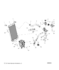 Engine, Cooling Asm. N21mta00/Mtb00/Mtg00/Mth00 All Options