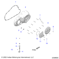 Engine, Primary Cover Asm. N21tcbbb All Options
