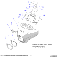 Body, Fairing Asm 1 N21tcabb All Options