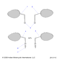 Body, Mirrors N21mta11/Mtb11 All Options
