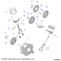 Engine, Piston & Crankshaft N21tcbbb All Options