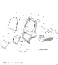 Body, Fairing Asm 3 N21lcbrr All Options