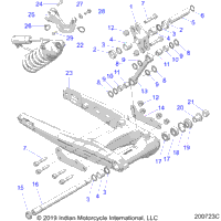 Suspension, Rear Asm., Swing Arm & Shock N21lcbrr All Options