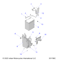 Electrical, Battery N21mta00/Mtb00/Mtg00/Mth00 All Options