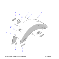 Body, Fender, Rear N21msa00/Msb00 All Options
