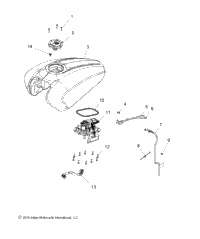 Fuel System, Fuel Tank Asm. N21mta00/Mtb00/Mtg00/Mth00 All Options