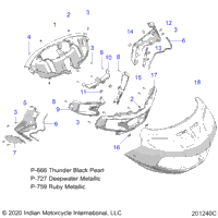 Body, Fairing Asm 1 N21lcarr All Options