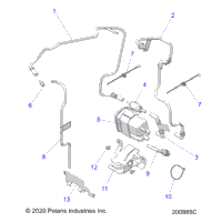 Fuel System, Evap System, Cali./Intl N21mta00/Mtb00/Mtg00/Mth00