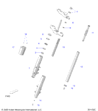 Suspension, Front Forks N21tvaaa/N21tvaca All Options