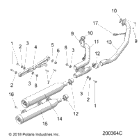 Engine, Exhaust Asm. N21mtg00/Mth00 Us/Cnd Only (200364C)