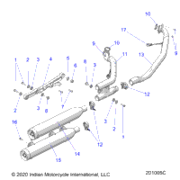 Engine, Exhaust Asm. N21mta00/Mtb00 (201005C)
