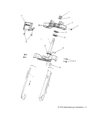 Steering, Upper And Lower Clamps N21msa00/Msb00 All Options