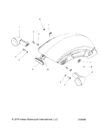 Electrical, Rear Turn Signals And Reflector N21mta00/Mtb00/Mtg00/Mth00 All Options