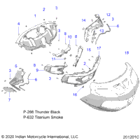 Body, Fairing Asm 1 N21lcbrr All Options