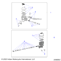 Brakes, Master Cyl., Front & Rear N21tvaaa/N21tvaca All Options