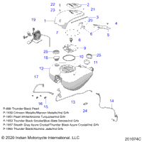 Fuel System, Fuel Tank Asm. N21trabb All Options