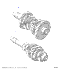 Drive Train, Input/Output Shaft Asm. N21lcbrr All Options