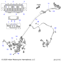 Electrical, Wire Harness 1 N21lcbrr All Options