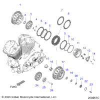 Drive Train, Clutch And Primary Drive N21tcbbb All Options