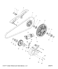 Drive Train, Sprockets, Guards & Belt N21mta00/Mtb00/Mtg00/Mth00 All Options